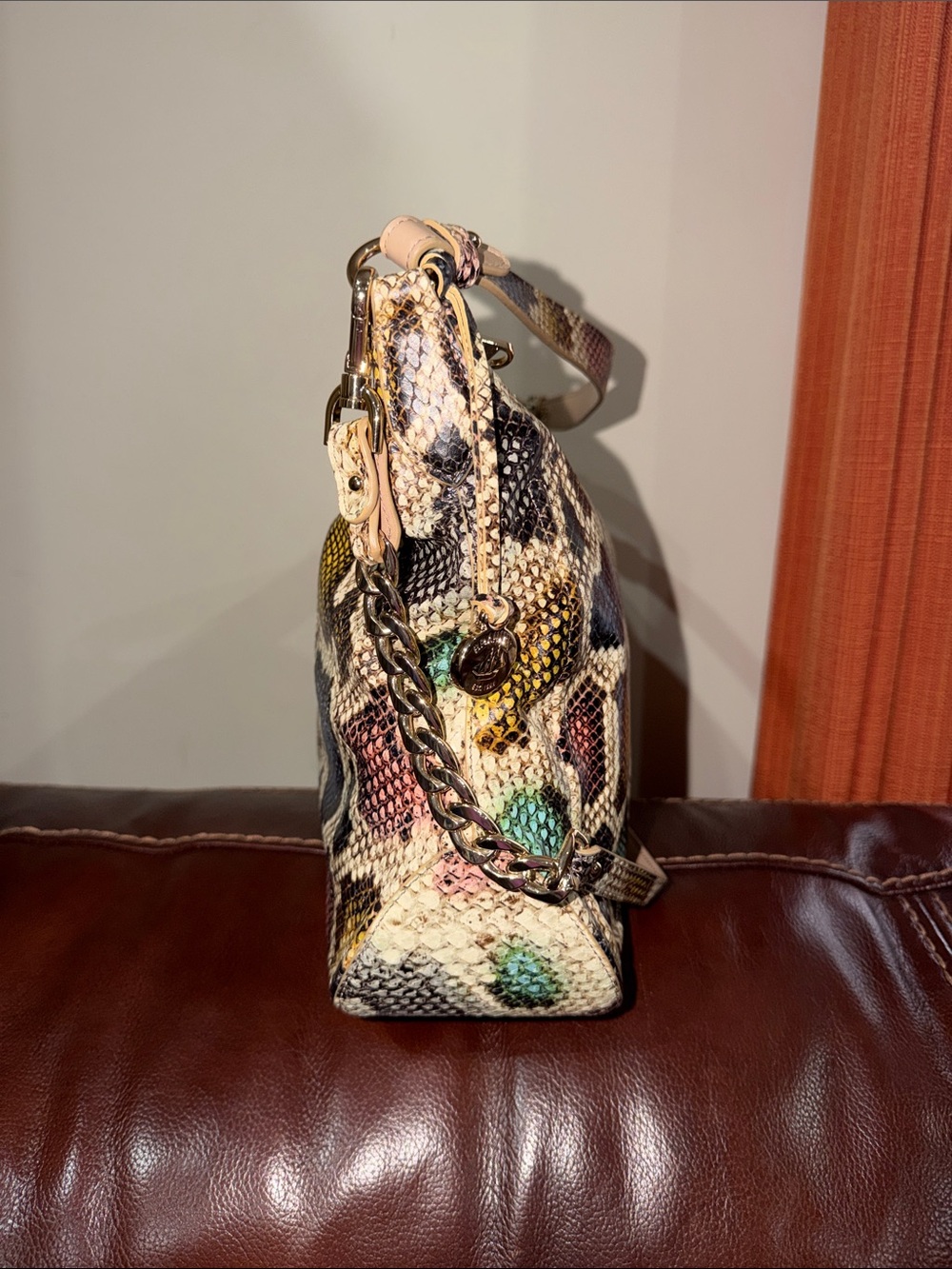 ‼️Brahmin Heather Multi Caloosa Shoulder Bag Crossbosy Bag - Picture 5 of 12